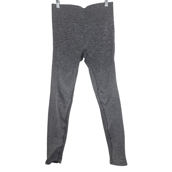 Gymshark Leggings Womens Gray Athletic Pants No Size Tag Measures Medium - Picture 1 of 8